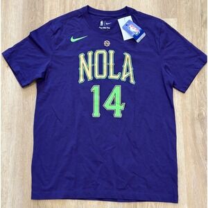 NWT Men's Nike New Orleans Pelicans Brandon Ingram City Edition Tee- XXL -Purple